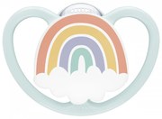 Cumlík Space NUK 0-6m rainbow