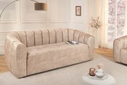 3-miestna pohovka Babylon šampanská béžová zamat 200cm