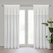 ZÁVES NA PÁSKE AGIS 3 140X270 CM BIELA