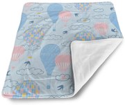 Sablio Deka pre bábätko Teplovzdušné farebné balóny - 80x100 cm