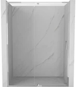 Mexen Exo, 1-krídlové dvere do otvoru 140x200 cm, 6mm číre sklo, chrómový profil, 819-140-000-01-00