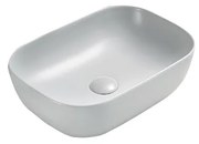 Mexen Rita, umývadlo na dosku 45 x 32 cm, platinová matná, 21084563