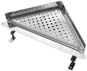 Rohový odtokový žľab 30x30 cm nerez ZLABROH