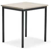 Stôl SONITUS PLUS, 700x600x720 mm, akustický HPL - jaseň, antracit