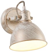 Brilagi - Nástenné bodové svietidlo TECHNO 1xE27/60W/230V krémová/patina