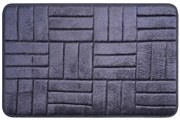 Kúpeľňový koberček 50x80cm sivý Harmony 2