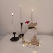 DECOLED Dekorácia, pes, 21,5 x 26 cm