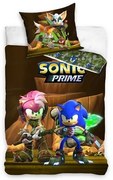 Carbotex Detské obliečky Ježko Sonic a Amy Rose, 140 x 200 cm, 70 x 90 cm