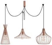 Luster na lanku MEZOPOTAMYA 3xE27/40W/230V pavúk