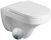 Aqualine Aqualine, DENICA závesná WC misa, Vortex Rimless, 36x52cm, biela, PS8512