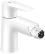 Hansgrohe Talis E, páková bidetová batéria s odtokovou súpravou s tiahlom, matná biela, HAN-71720700