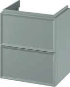 Cersanit S1021-007 - Závesná kúpeľňová skrinka pod umývadlo MILLE SLIM 50x35 cm mintová