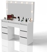 InternetovaZahrada Toaletný stolík Lilia - biely