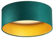 Moderné stropné svietidlo zelený zamat 40cm vrátane LED 3-krokového stmievania - Sue