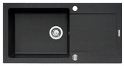 Pyramis 70089601 - Kuchynský drez MIDO 100x50 cm granit/čierny