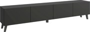 XXXLutz NÍZKA KOMODA, čierna, 190/40/32 cm P & B - Komody - 002778008102