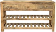 furniture-nabytek.cz - Konzolový stolík drevo mango 130x76x35