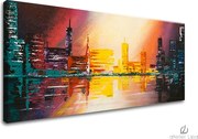 Autorská reprodukcia na plátne MESTO XOBFB521E1