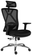 Kancelárska ergonomická stolička Neoseat VIBE — čierna, nosnosť 150 kg