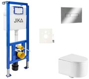 Závesný wc set do ľahkých stien / predstenová SAT SIKOJSREX72CR