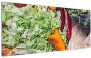 Obraz zeleniny (120x50 cm)