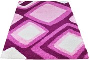 Koberec 3675A DARK PURPLE LUNA ružový / fialový