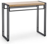 Písací stôl Bolivar, dub zlatý / čierna