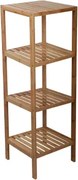 Drevený regál Bamboo, 4 police%