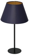 Stolná lampa ARDEN 1xE27/60W/230V pr. 30 cm fialová/zlatá