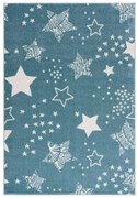 Detský koberec Hviezdy Anime 9387 modrý