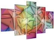 Obraz - Polygonálna abstrakcia (150x105 cm)