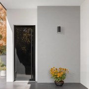 Brilagi - LED RGBW vonkajšie nástenné svietidlo MATERA 2xGU10/4,8W/230V čierne IP54