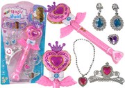 LEAN TOYS Čarovná sada interaktívna pre dievčatá ružová
