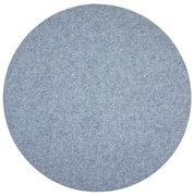 Vopi, Kusový koberec Quick step šedý kruh, 57x57 (priemer) kruh, šedá, chodba / predsieň