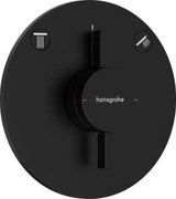 Sprchová a vaňová batéria Hansgrohe DuoTurn S bez podomietkového telesa matná čierna 75418670