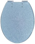 WC doska Silver Glitter