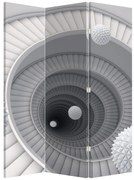 Paraván - 3D abstrakcie (126x170 cm)