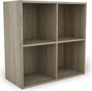 Nástenný regál so 4 priehradkami Jerry, dub sonoma%