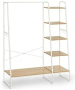 Vešiak na oblečenie Vasagle Greya dub prírodný/biely