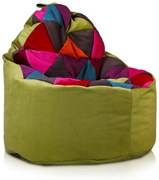 Sedací vak Yoko Modern Mix plyš Farba: A38