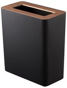 Čierny odpadkový kôš Yamazaki Rin Square