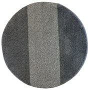 ROUTNER Kúpeľňová predložka ATHENA Sivá 10306 - Sivá / Kruh Ø 90 cm 10306