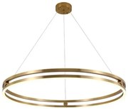 Toolight Toolight, LED závesné svietidlo 60cm, 76W, 3000K, LHJ015-CP, zlatá, OSW-60009