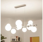 Brilagi - LED luster na lankách MILLA 10xG9/3W/230V čierny chróm/biela