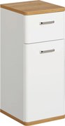 XXXLutz SPODNÁ SKRINKA, biela, biela, farba duba, 30/72/33 cm Xora - Kúpeľňové skrinky - 001977027604
