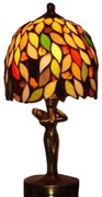 Lampa Tiffany jantarová 35*16Ø AMBER
