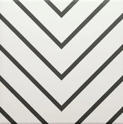 Dlažba Ribesalbes Echo čiernobiela 20x20 cm mat ECHO20