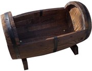 Drevený kvetináč 50x30x28 cm