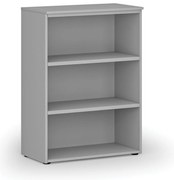 Kancelársky regál PRIMO GRAY, 800 x 420 x 1087 mm, sivá