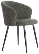 Khaki kovové jedálenské kreslá v súprave 2 ks Radaja – Light & Living